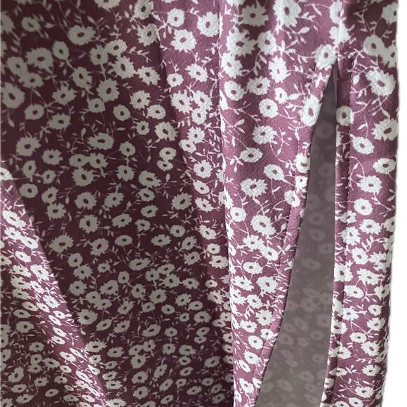 None and/or Unknown Dresses & Skirts - Floral Midi Skirt with Split